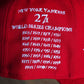 New Era New York Yankees 27x World Champions Metallic Pewter Red Prime Edition 59Fifty Fitted Hat
