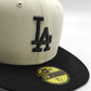 New Era Los Angeles Dodgers 100th anniversary chrome metallic two tone edition 59fifty fitted hat
