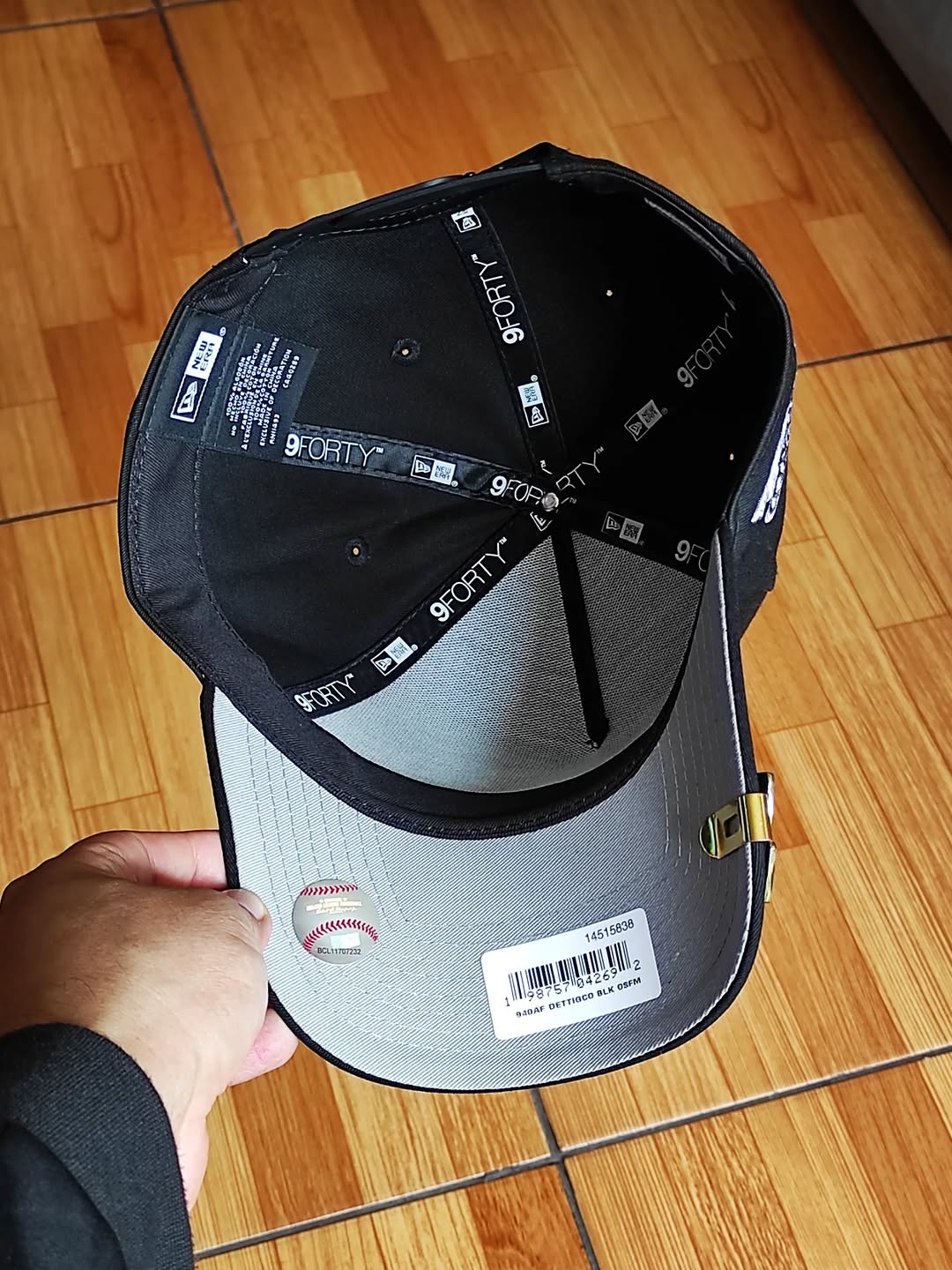 New era Detroit Tigers world gótica script 9FORTY A-FRAME Snapback black