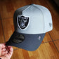 New Era Las Vegas Raiders Super Bowl Champions Gray Two Tone Edition 9Forty A Frame Snapback Hat