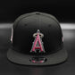 New era Anaheim Angels 50th Aniversario negro rosado 9 Fifty Snapback