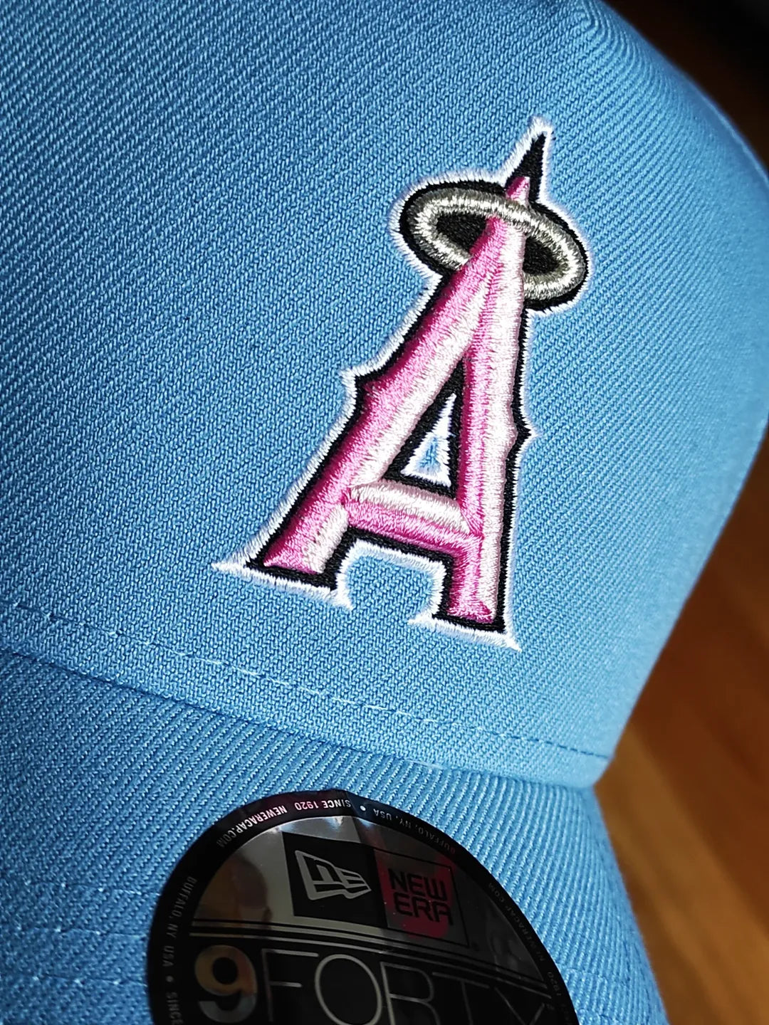 NewEra Anaheim Angels 50TH aniversario blue sky 9Forty A-FRAME SNAPBACK