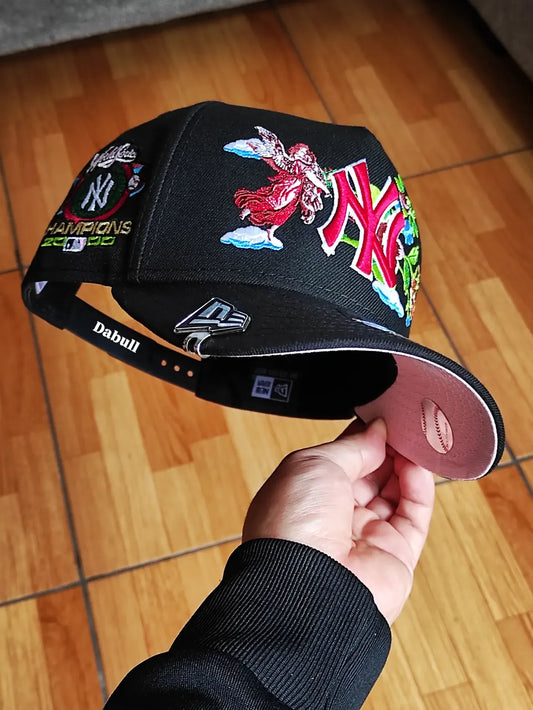 New Era 9FIFTY A-FRAME Black New York Yankees "City Of Angels" W/ World Series Champions Side Patch