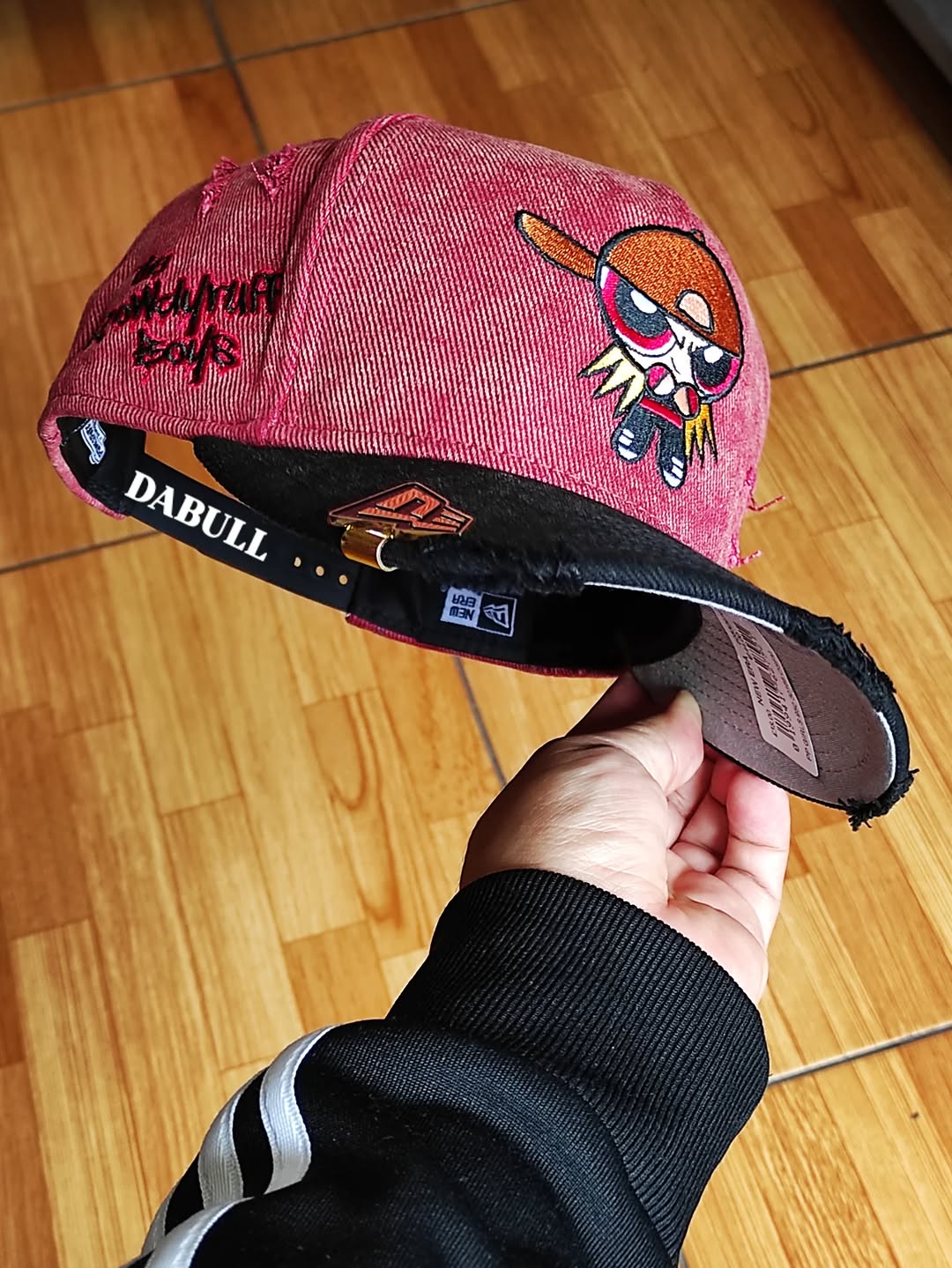 9FIFTY A-Frame Las Chicas Superpoderosas Rojo Ladrillo con Visera Negra