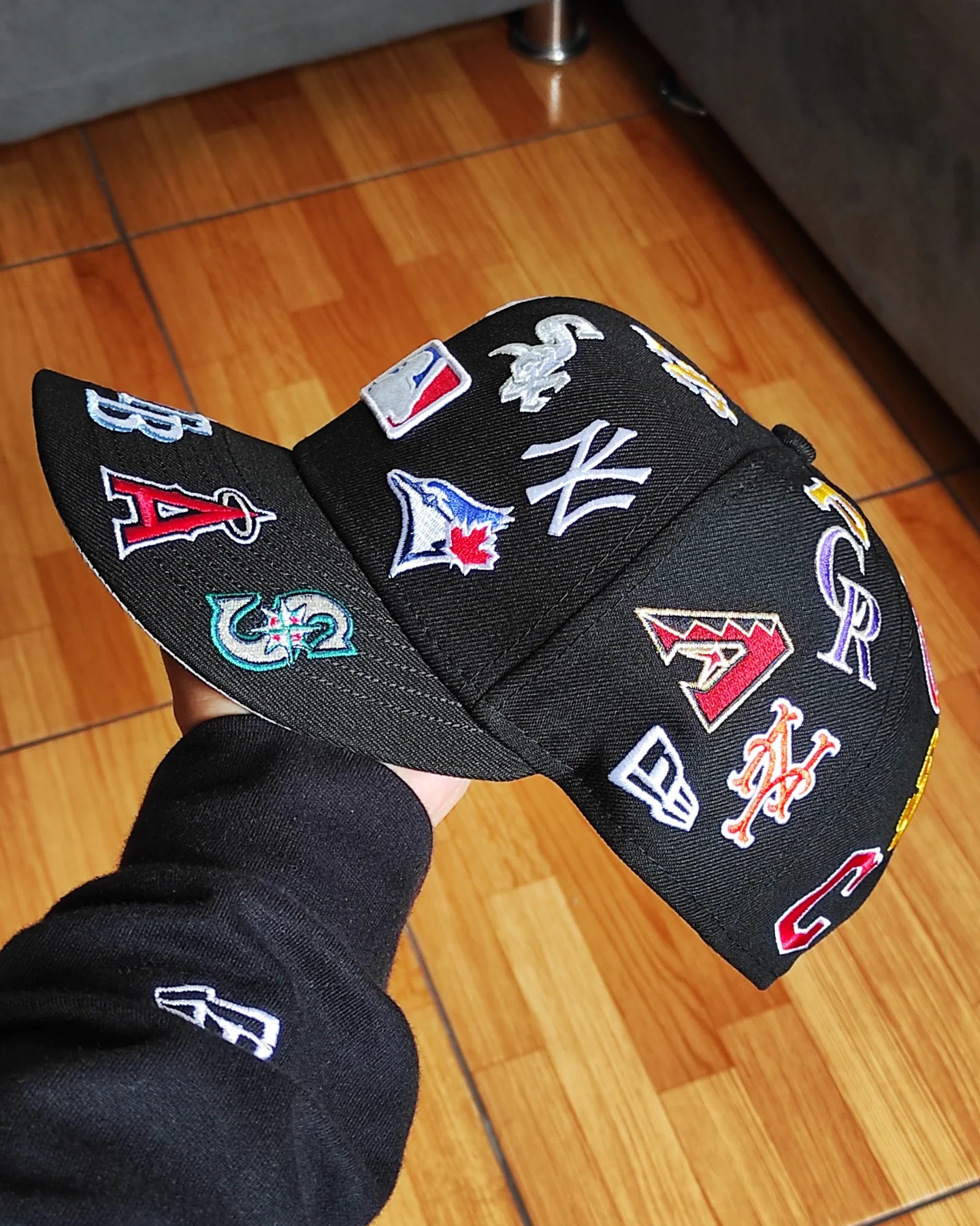 New Era All Over MLB black edition 9 FIFTY Snapback
