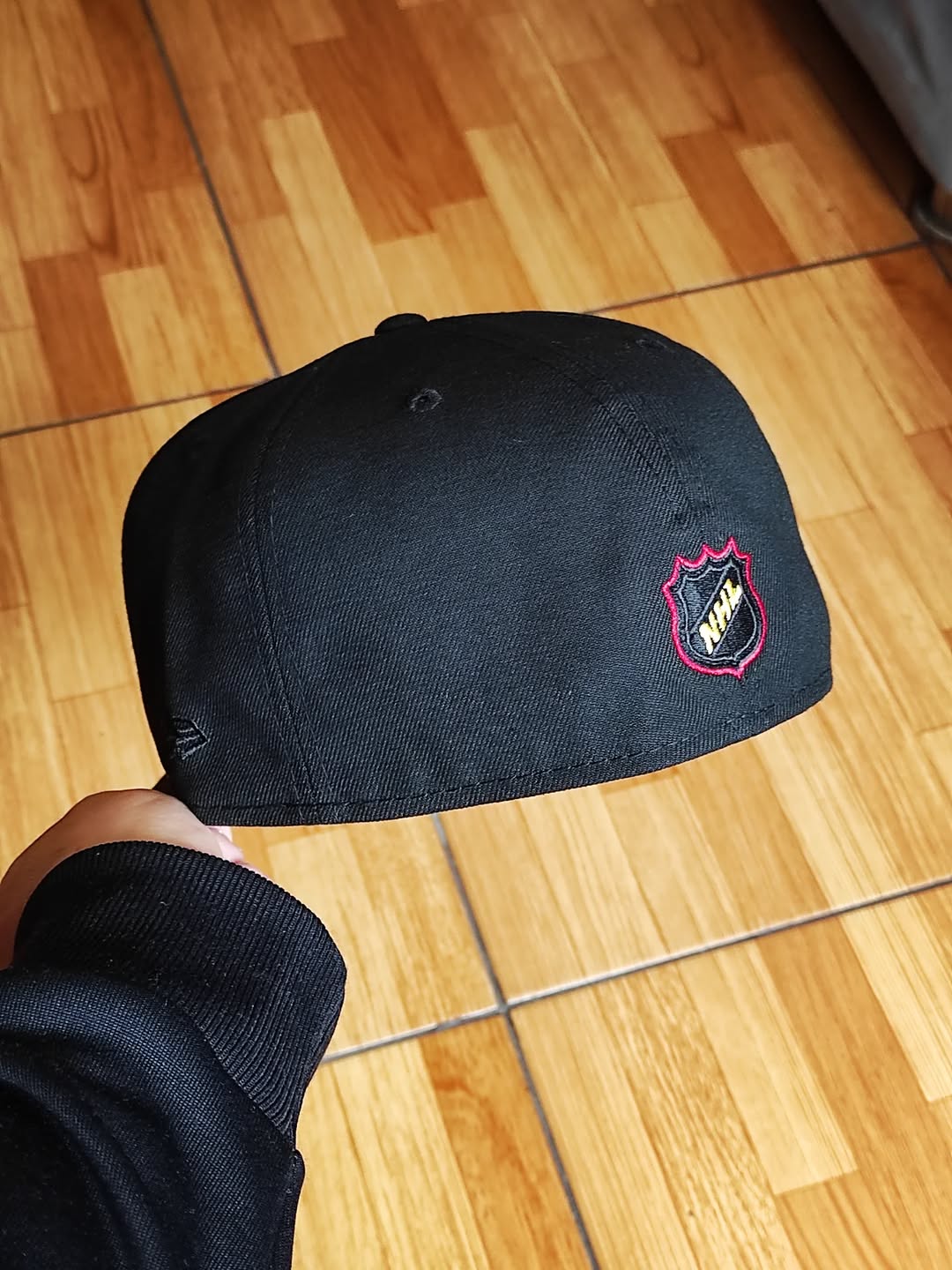 New Era Anaheim Ducks Inaugural Season Black Out Fire Edition 59Fifty Fitted Hat