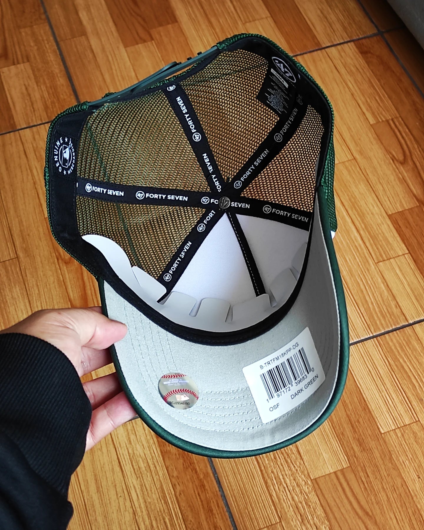47Brand Oakland Athletic foam Trucker Snapback