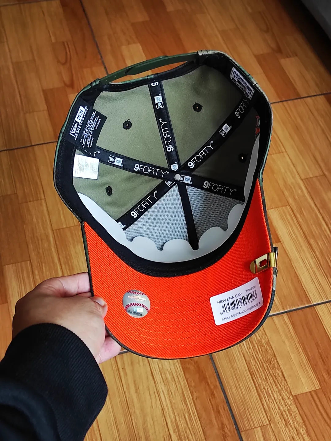 New Era New York Yankees World Series 1999 Camo Edition 9Forty A Frame Snapback Hat