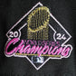 New Era Los Angeles Dodgers world series champions 2024 black pink 59fifty