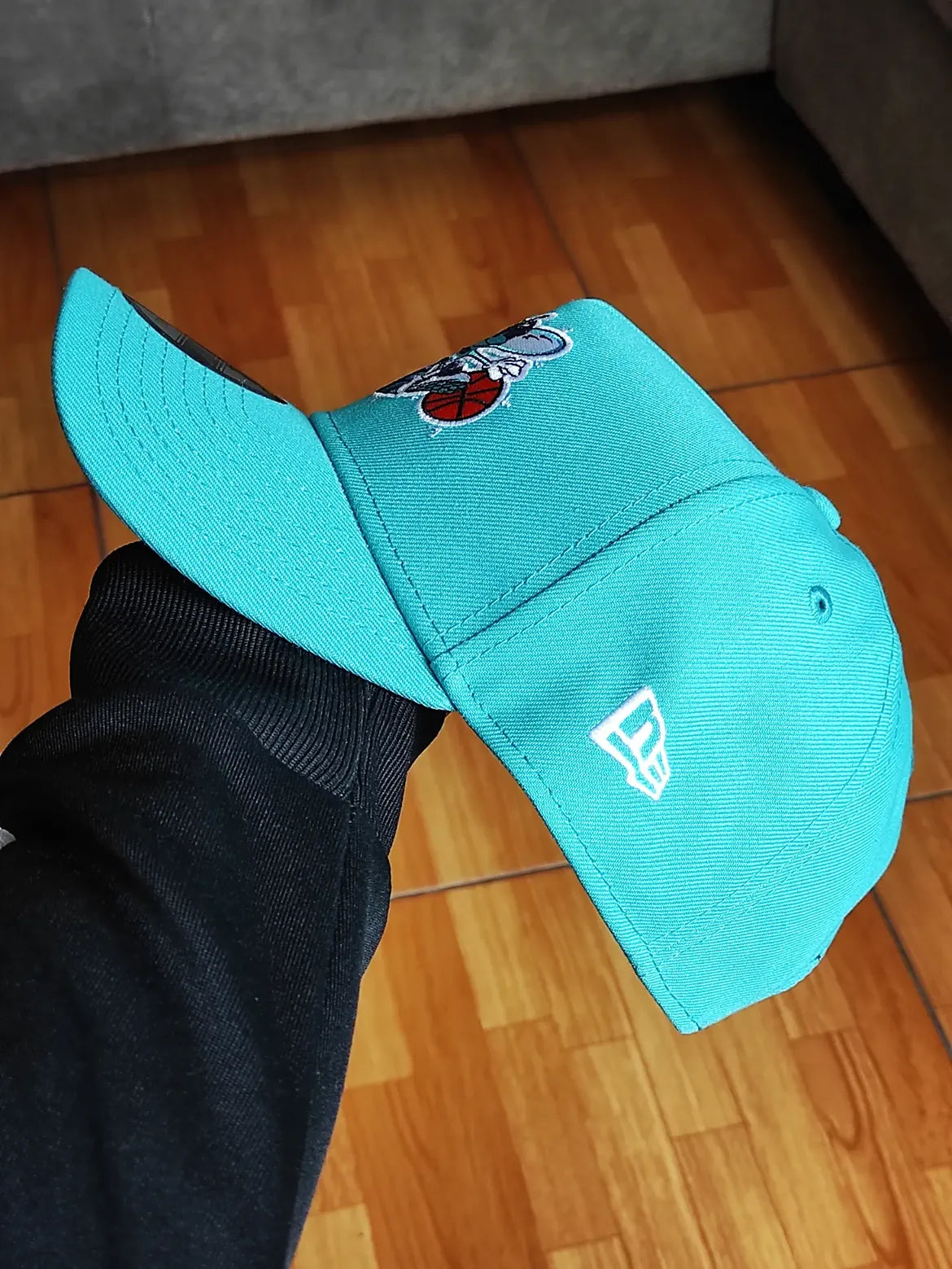 New Era Charlotte Hornets Love this Game Teal Prime Edition 9Forty A Frame Snapback Hat