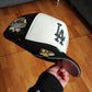 New Era A-FRAME foam Los Angeles dodgers 100th anniversary patch rose snapback hat