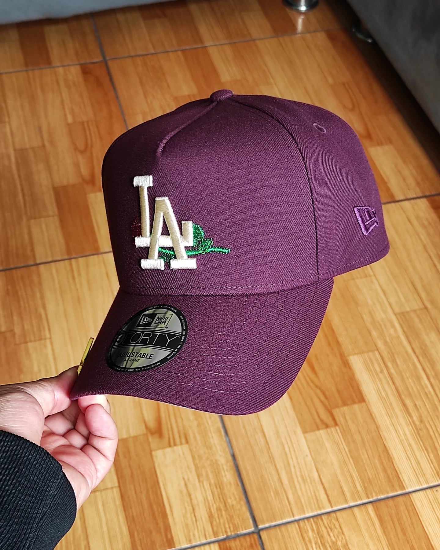 New Era Los Angeles Dodgers rose🌹9 FORTY A Frame snapback