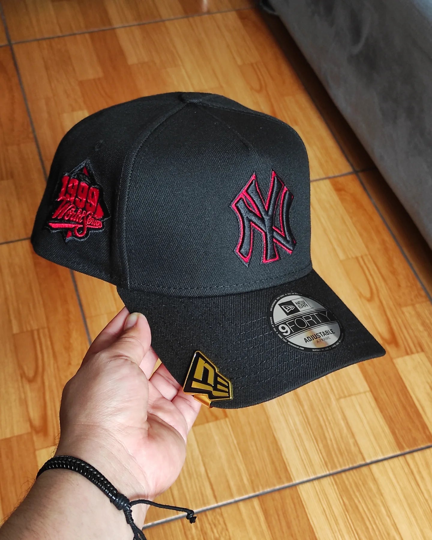 New Era New York Yankees 1999 world series black red 9Forty A-Frame Snapback