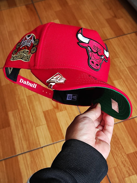 New Era Chicago Bulls NBA champions 1996 red 9Fifty A Snapback