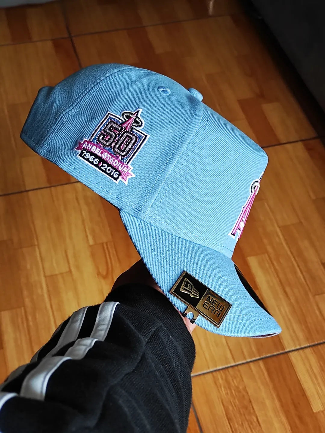 NewEra Anaheim Angels 50TH aniversario blue sky 9Forty A-FRAME SNAPBACK