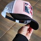 Gorra trucker rosa, blanca y negra Kid Buu DBZ8 BUU Dragon Ball de Capslab