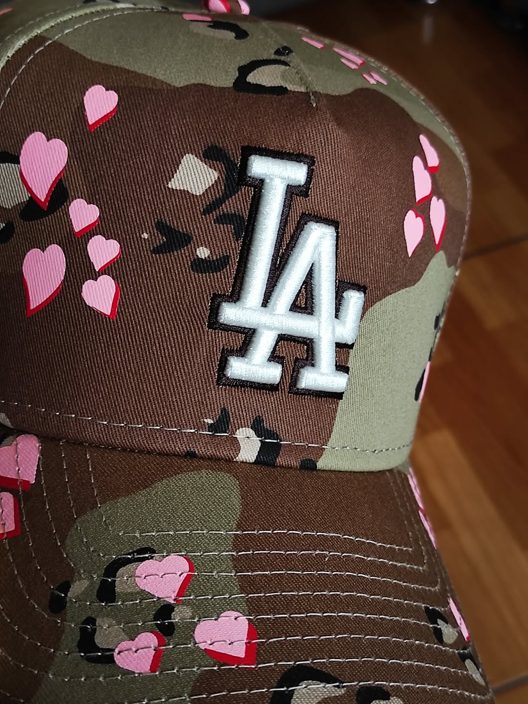 New Era Los Angeles Dodgers camo heart 9FORTY A-Frame Snapback