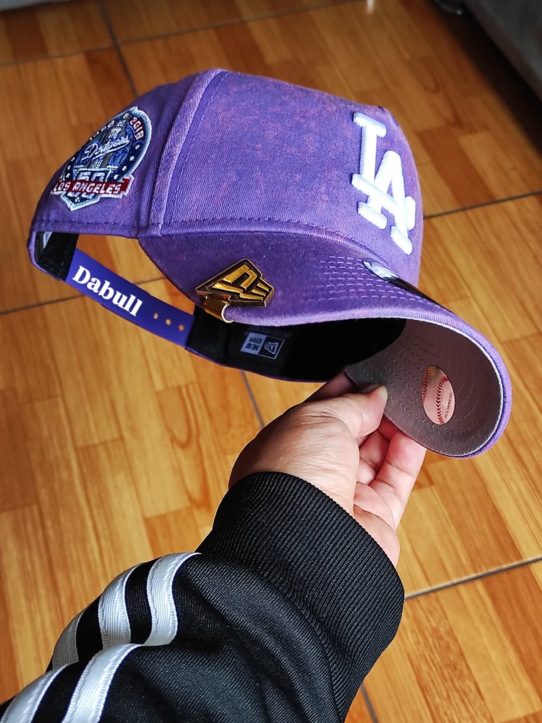 New era Los Angeles Dodgers purple 👖 9FORTY A-FRAME Snapback