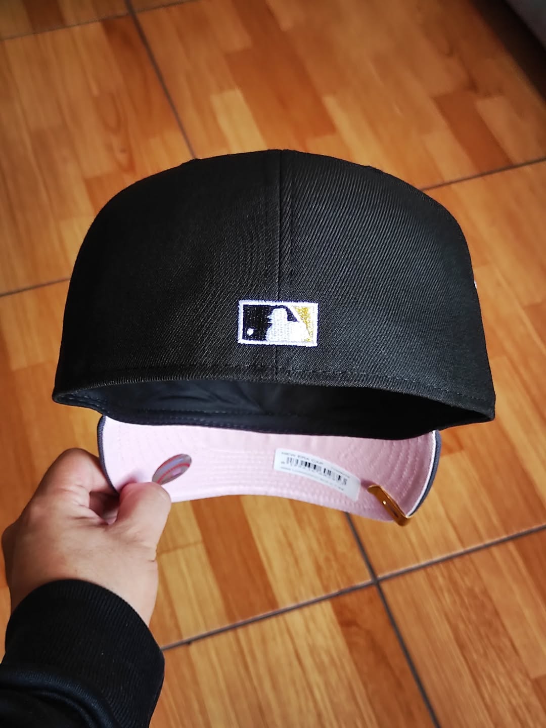 LOS ANGELES DODGERS MLB BLACK GRAPHITE TWO TONE PINK UV / NEW ERA 59FIFTY CAP