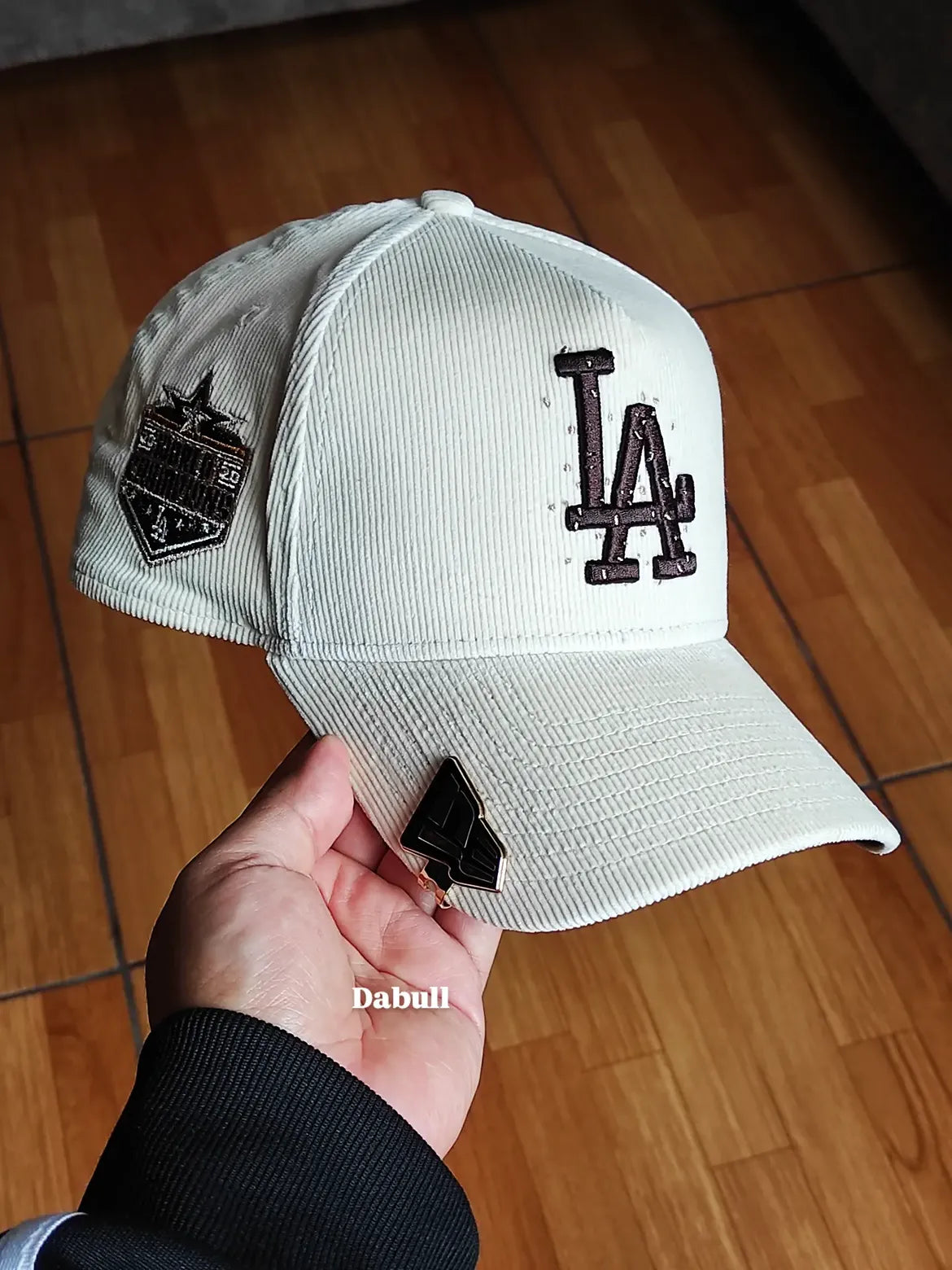 New Era 9FORTY a frame Los Angeles Dodgers 2020 world series champions corduroy Snapback