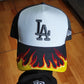 New Era colección flame 🔥 Los Angeles Dodgers 9 FORTY A-FRAME Trucker