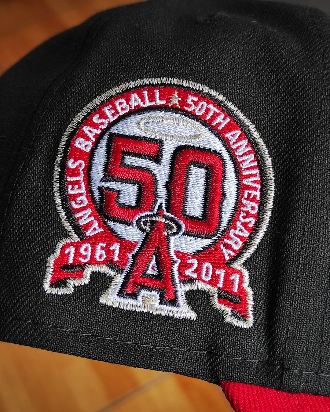New Era Anaheim Angels 50th aniversario black Red 9 FIFTY Snapback