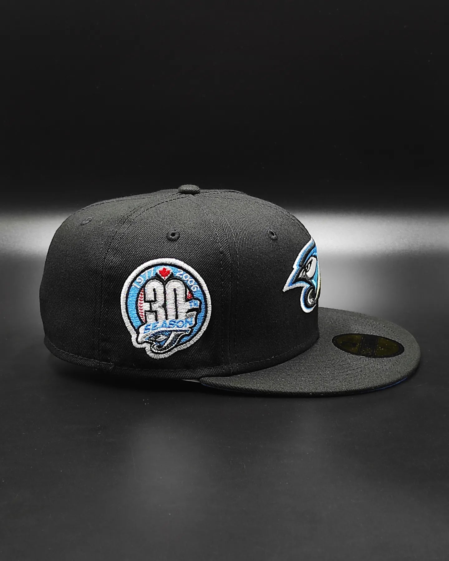 New Era Toronto Blue Jays 30th season black and blue 59fifty fitted cap