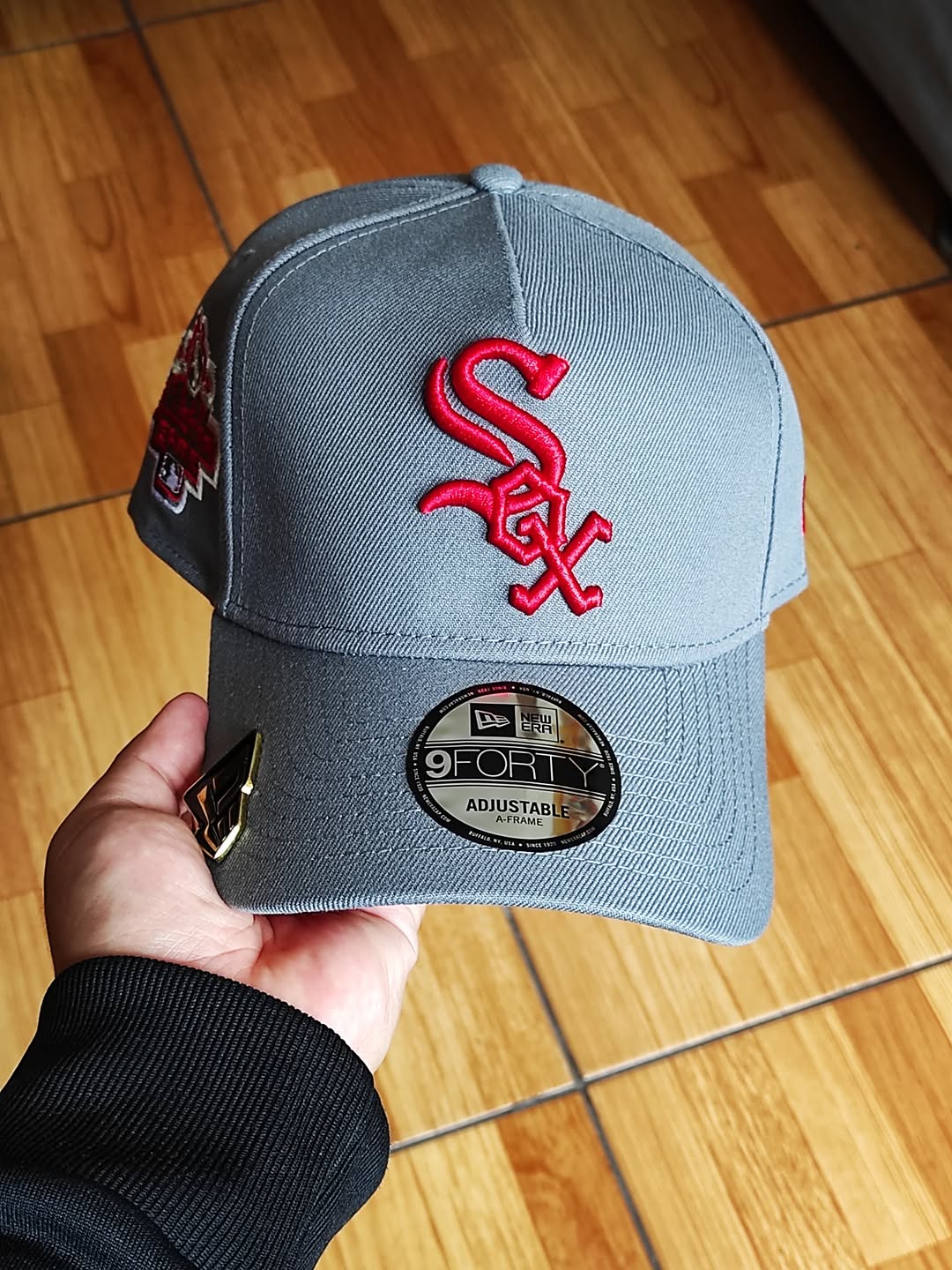 New Era white Sox all Star Game gray red 9Forty A Frame Snapback Hat