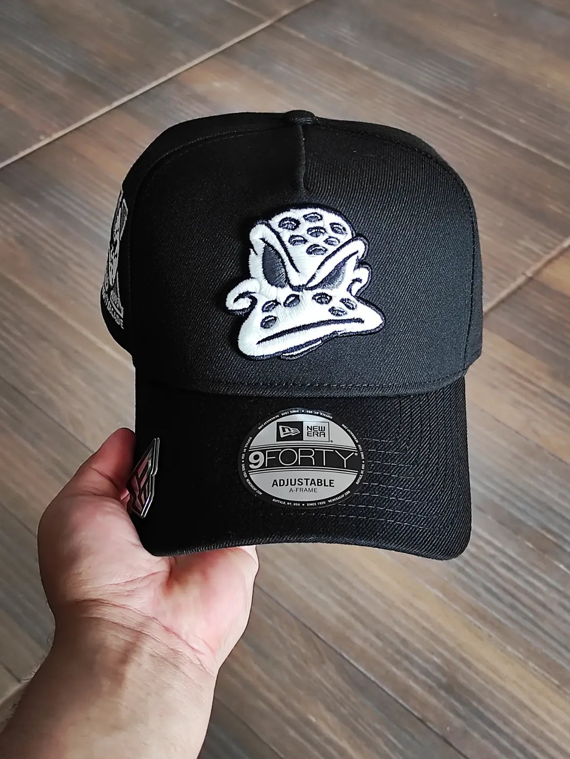 New Era Anaheim Ducks 10th Anniversary Black Prime Edition 9Forty A Frame Snapback Hat