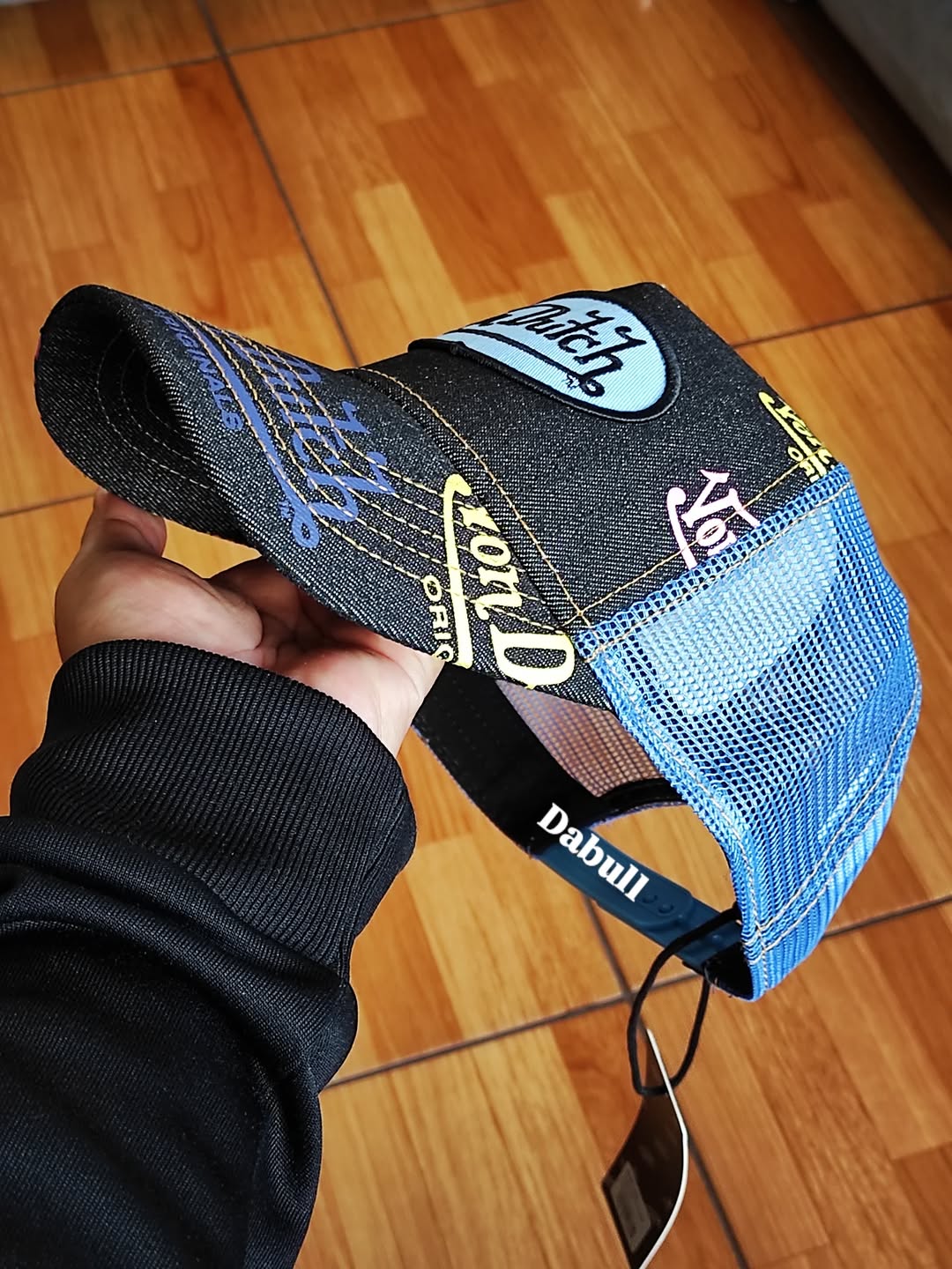 Multilogo Dutch Denim Trucker Hat