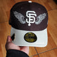 Gorra San Francisco Giants MLB Team Wings 59FIFTY Fitted Marrón Oscuro