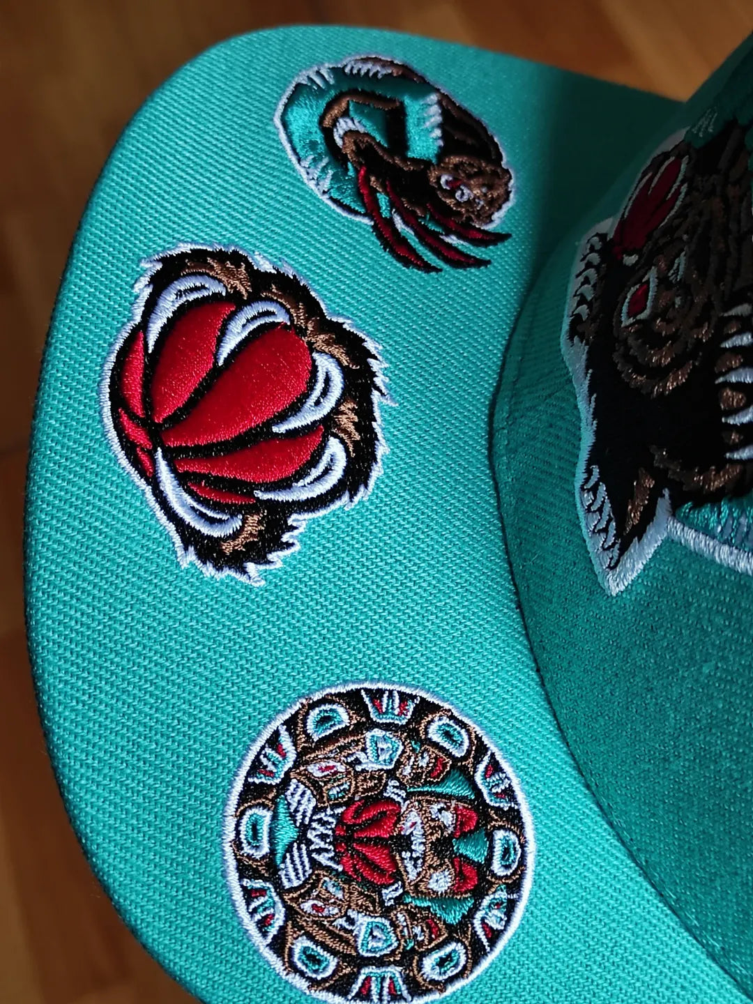 Vancouver Grizzlies Mitchell & Ness NBA FRONT LOADED Snapback Hat