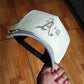 New Era Oakland Athletics World Series 1989 Metallic Chrome Two Tone A Frame 9Forty Snapback Hat