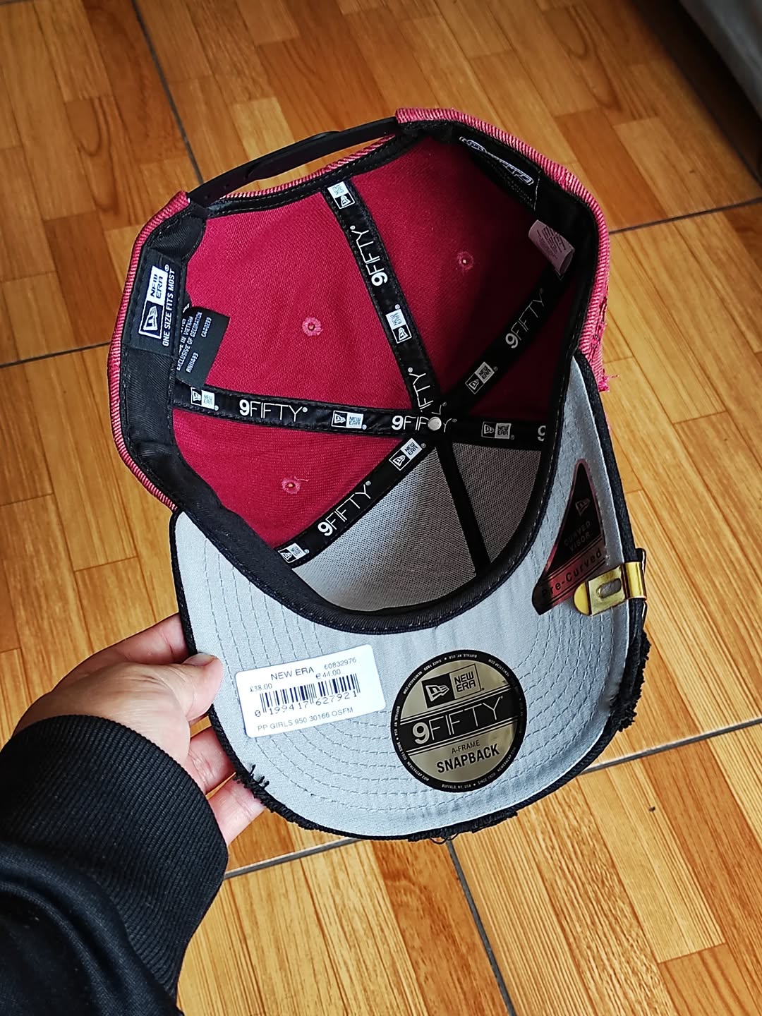 9FIFTY A-Frame Las Chicas Superpoderosas Rojo Ladrillo con Visera Negra