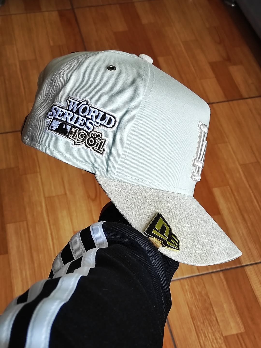 Los Angeles Dodgers'Cream ' 9FORTY A-Frame Strapback New era