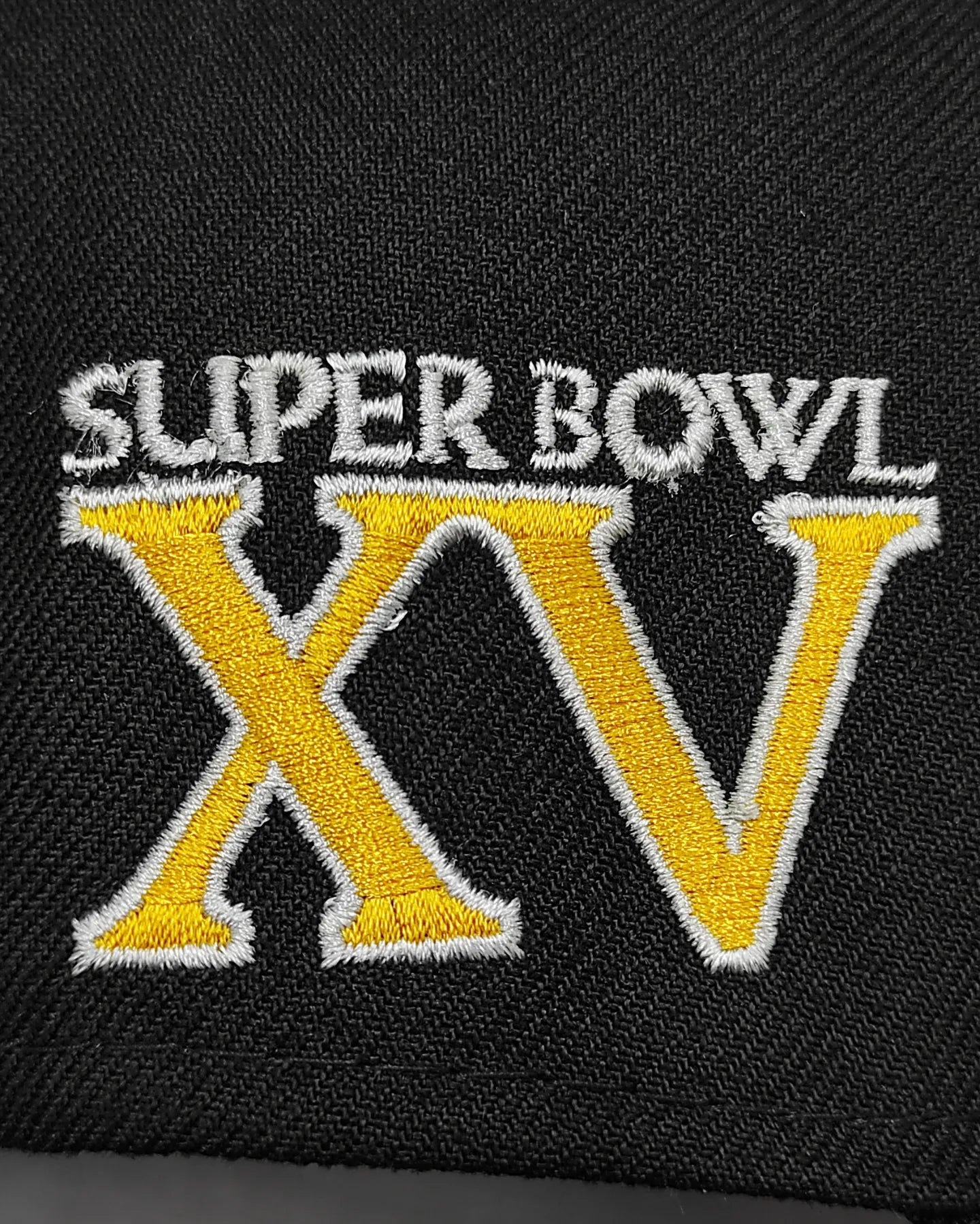 New Era Las Vegas Raiders super bowl xv black edition 59fifty fitted hat