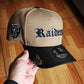 New era Las Vegas Raiders Khaki Black 2 Tone Team Shield SP 9Fifty A-Frame Snapback