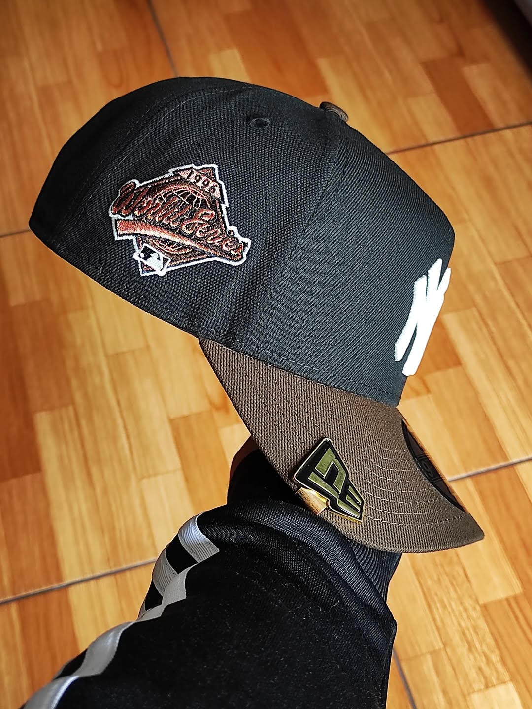 New Era New York Yankees world series Black Brown 9FORTY A-FRAME Snapback