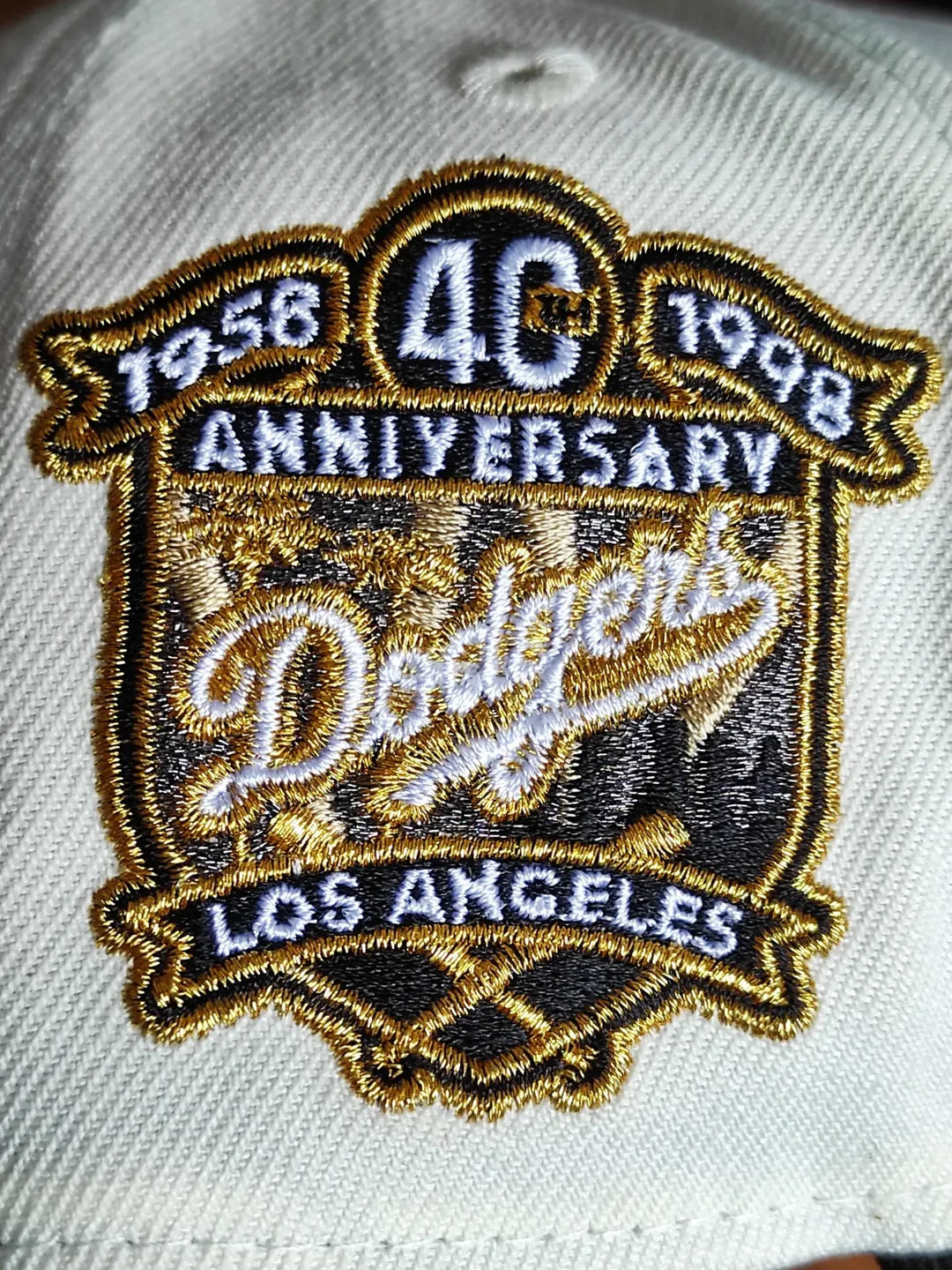 9FORTY A-FRAME Los Angeles dodgers 40th aniversario TWO tone New Era