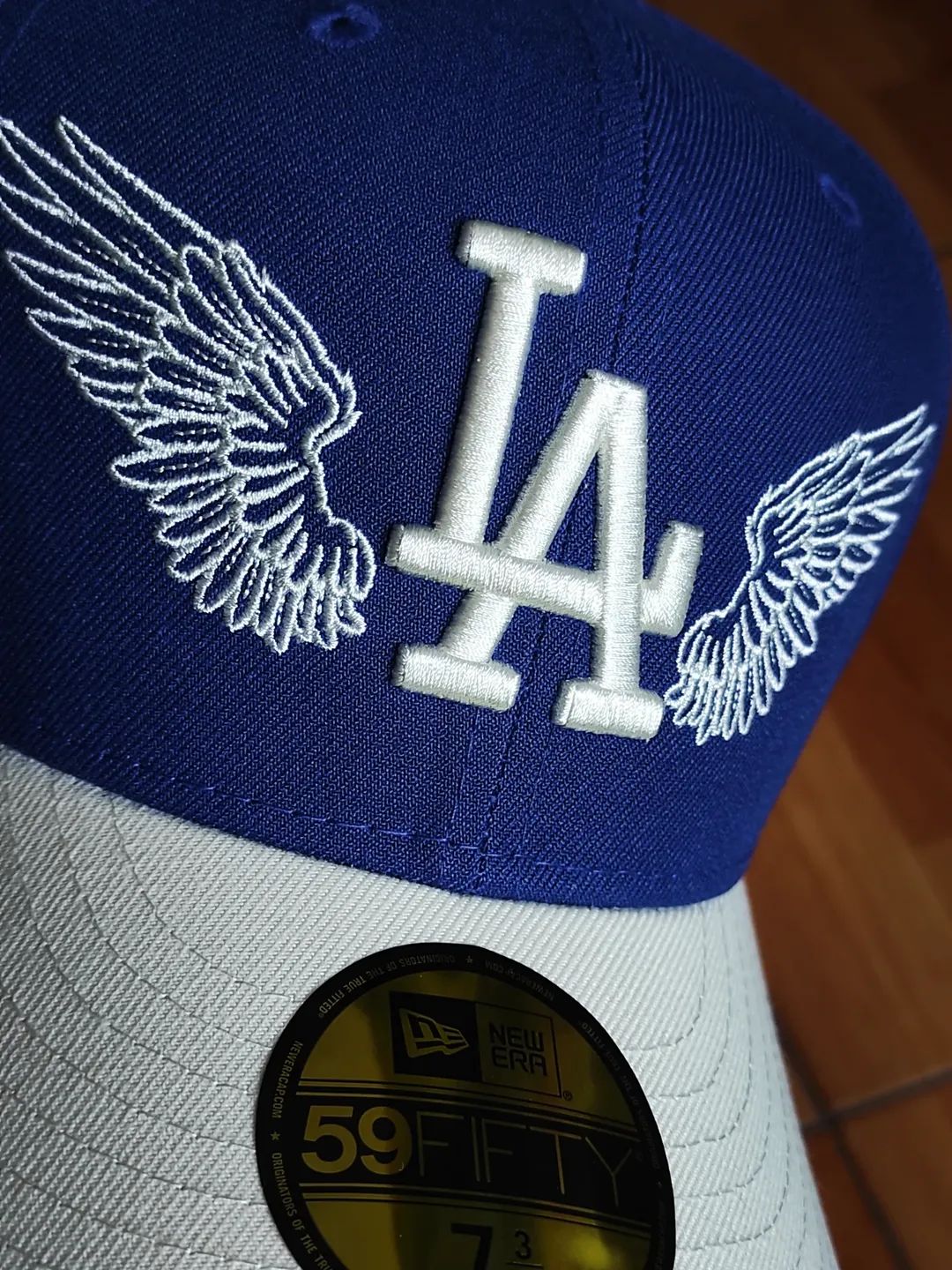 LA Dodgers MLB Team Wings 59FIFTY Fitted Cap Navy