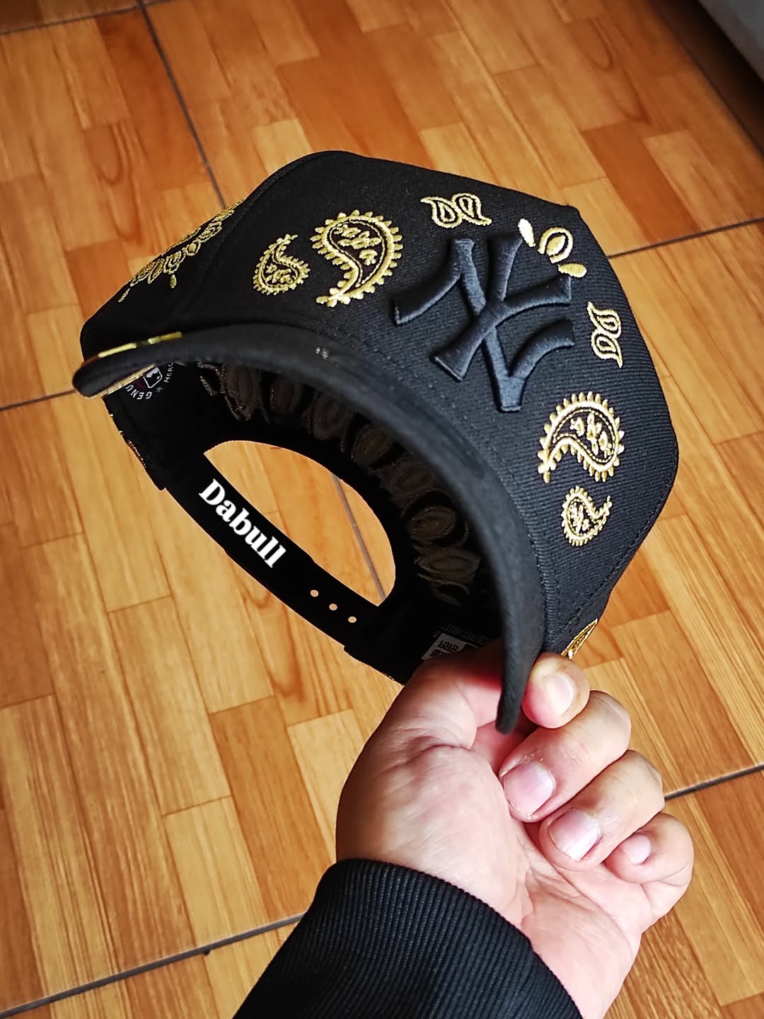 New era New York Yankees paisley BLACK 9FORTY A-FRAME HAT