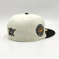Off White Pittsburgh Pirates Black Visor Gray Bottom Three Rivers Stadium Side Patch New Era 59Fifty Fitted