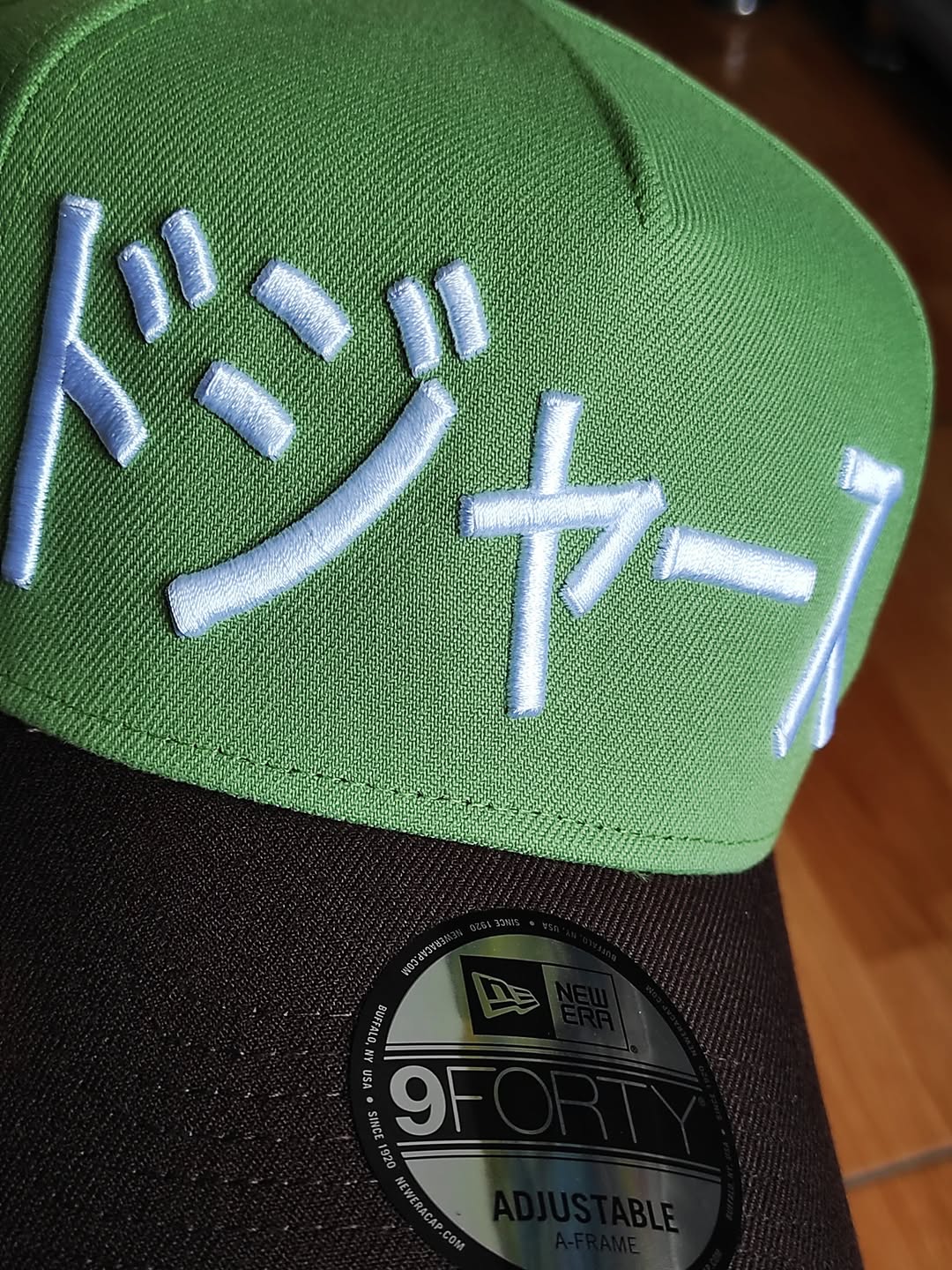 New Era Los Angeles Dodgers Tokyo series matcha green 9forty A-FRAME hat