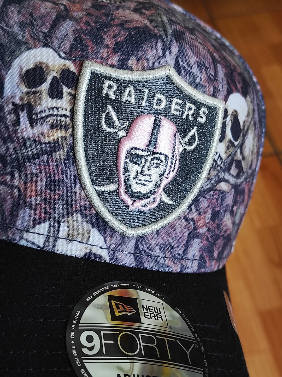 New Era Las Vegas Raiders SKULL ☠️ 9FORTY A-FRAME hat