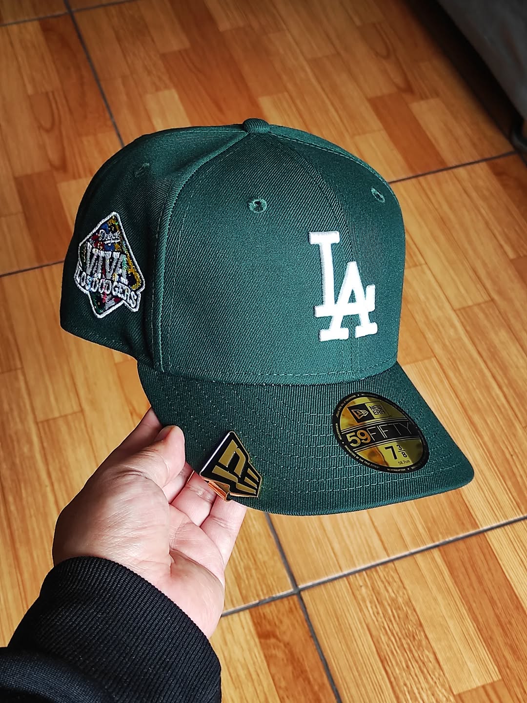New era Los Angeles Dodgers viva dark green 59fifty fitted