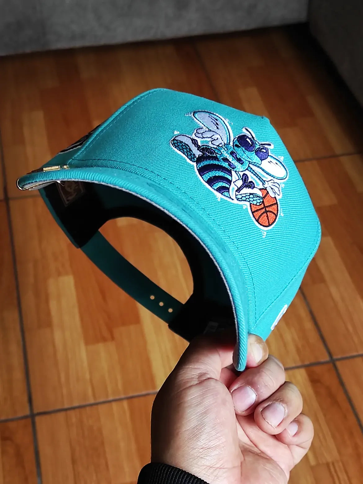 New Era Charlotte Hornets Love this Game Teal Prime Edition 9Forty A Frame Snapback Hat