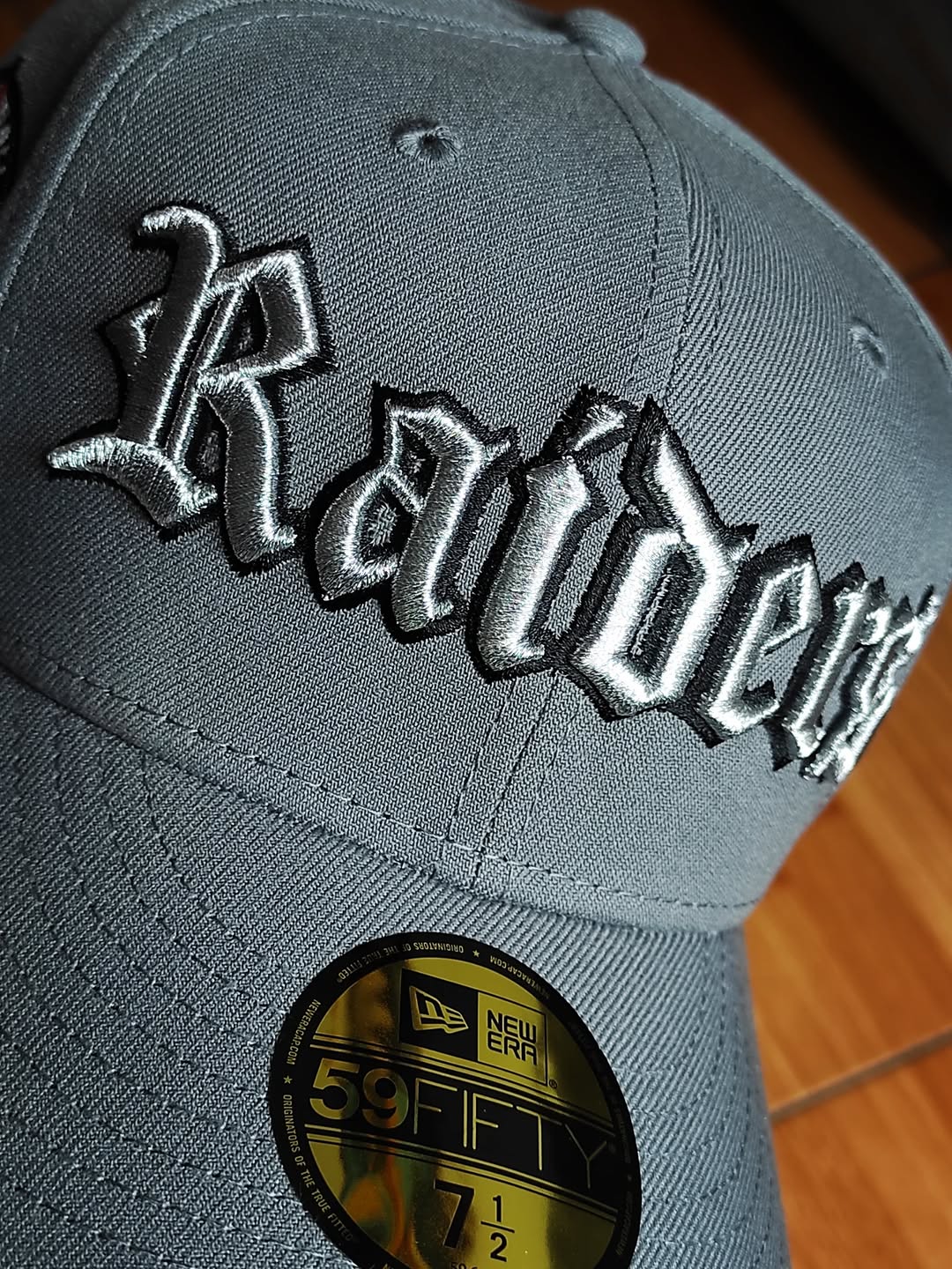 New era las Vegas Raiders 60th aniversario gray 59fifty