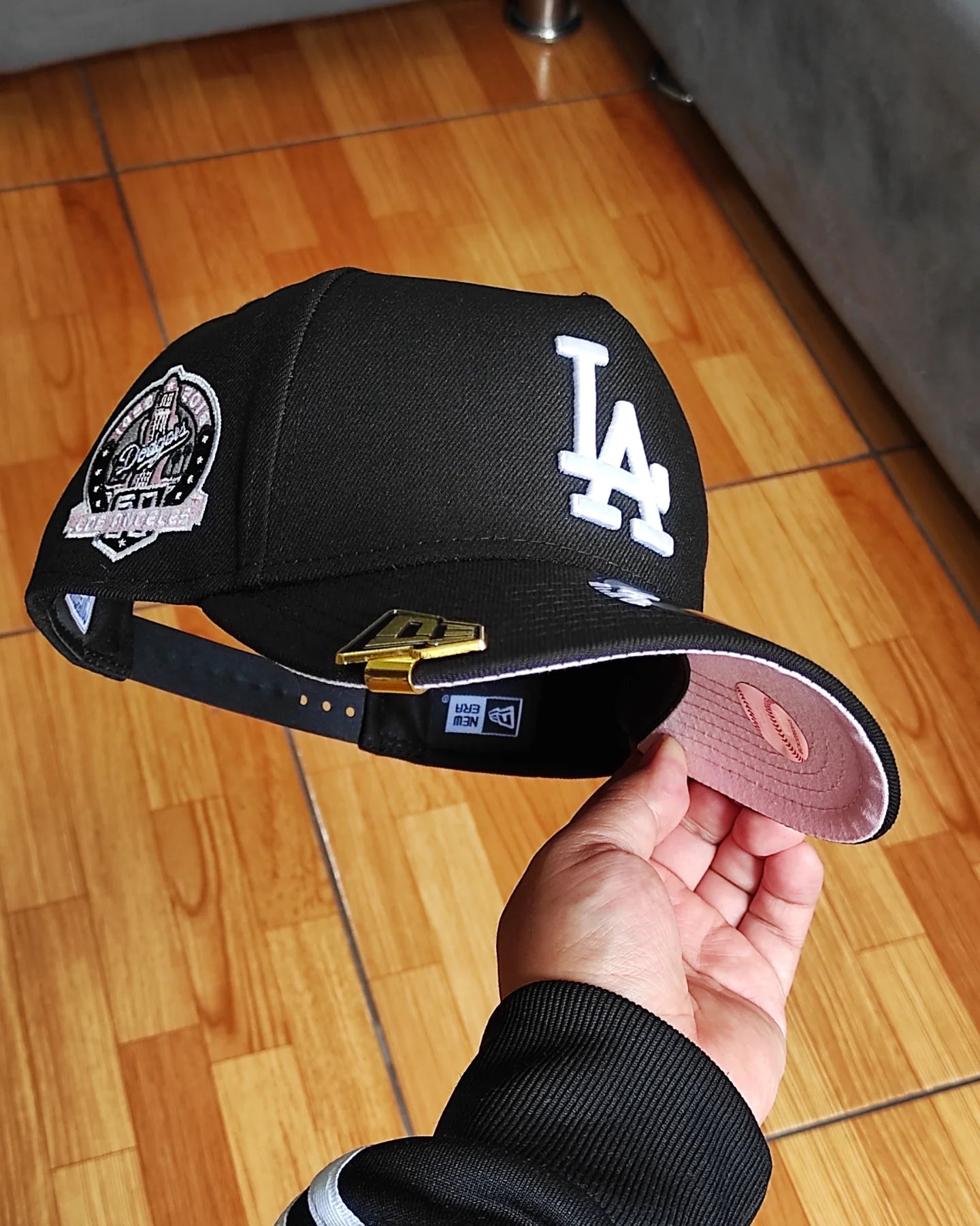 New Era Los Angeles Dodgers Black/pink  60th Anniversary 9Forty A-Frame Snapback