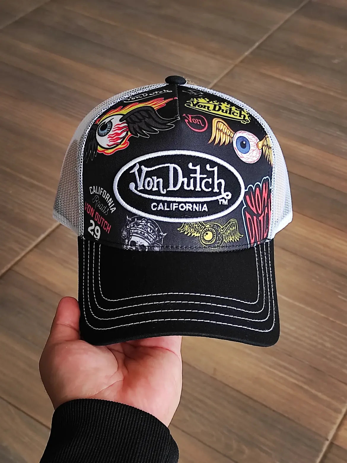 Von dutch trucker cap multilogo Exclusiva