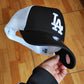 New Era Los Angeles Dodgers black white Trucker a-frame